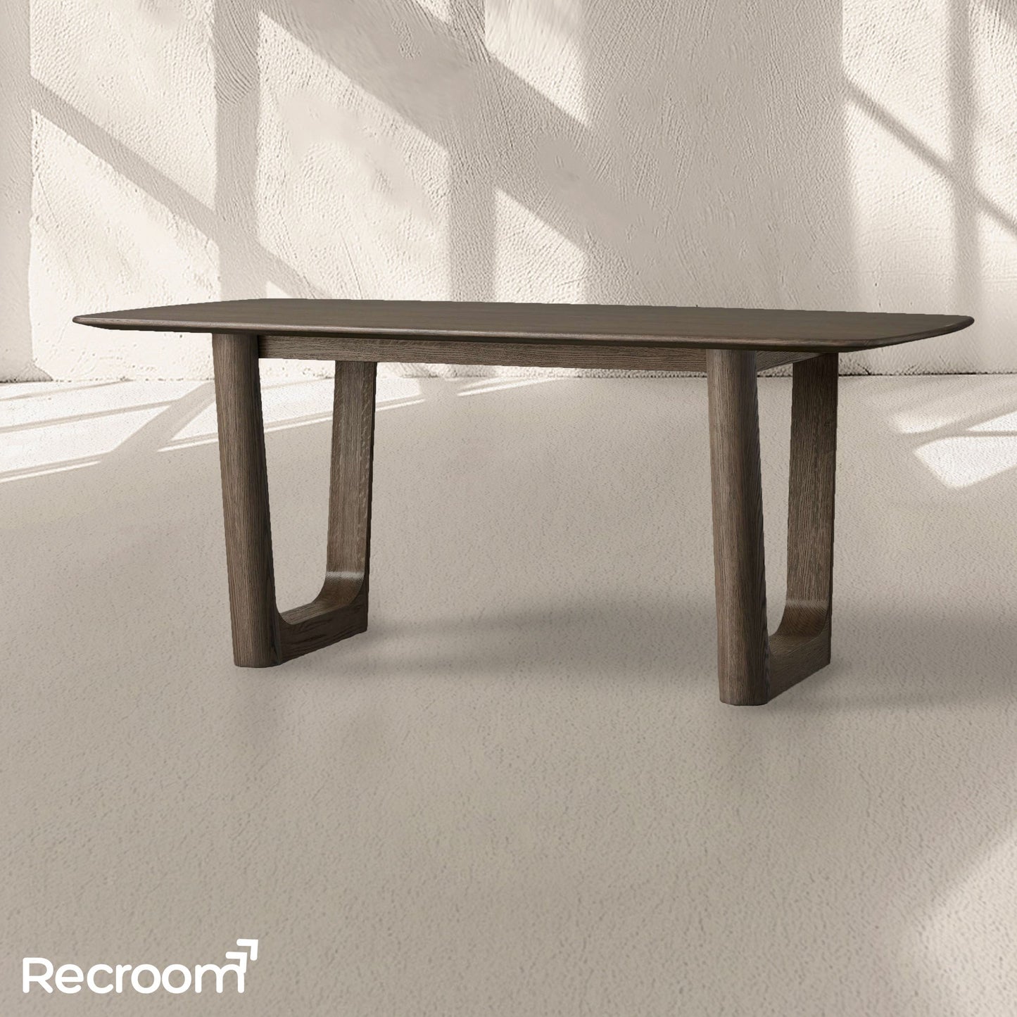 San Germani Wood Dining Table with Rennes Base