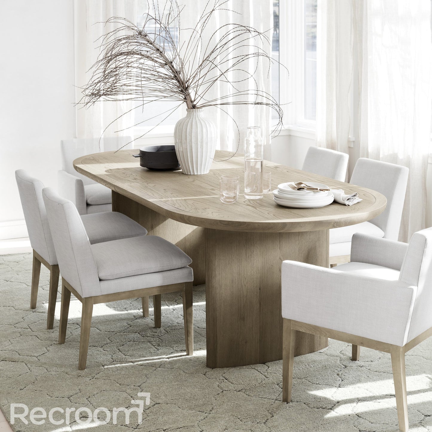 Radva Extendable Oval Dining Table