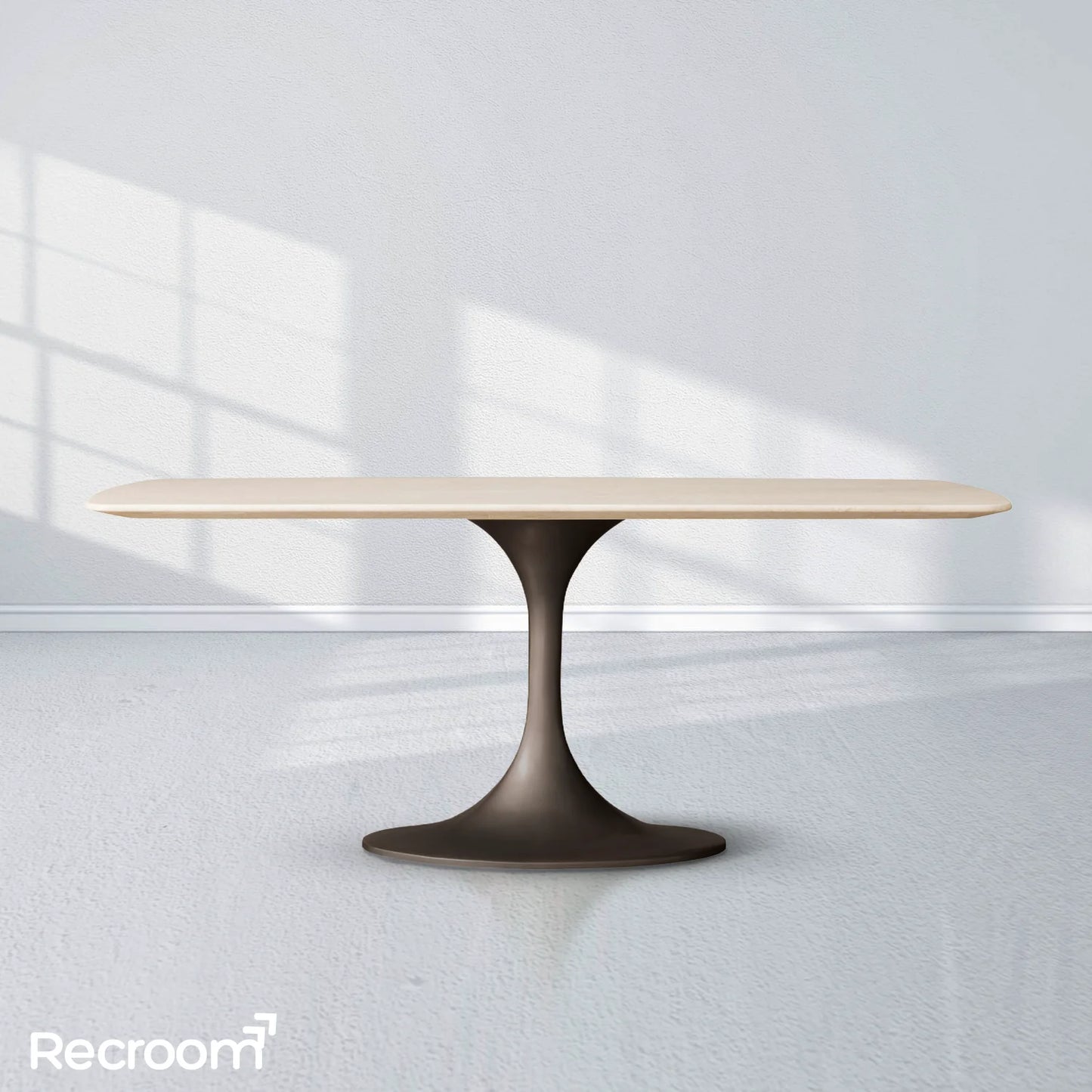 San Germani Stone Dining Table with Launette Base
