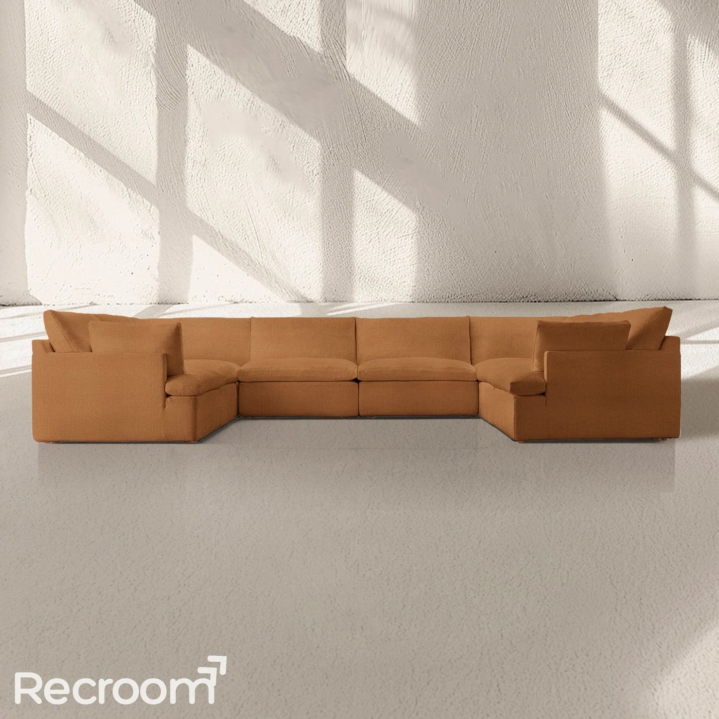 Kloud Modular Track Arm U-Sofa Sectional