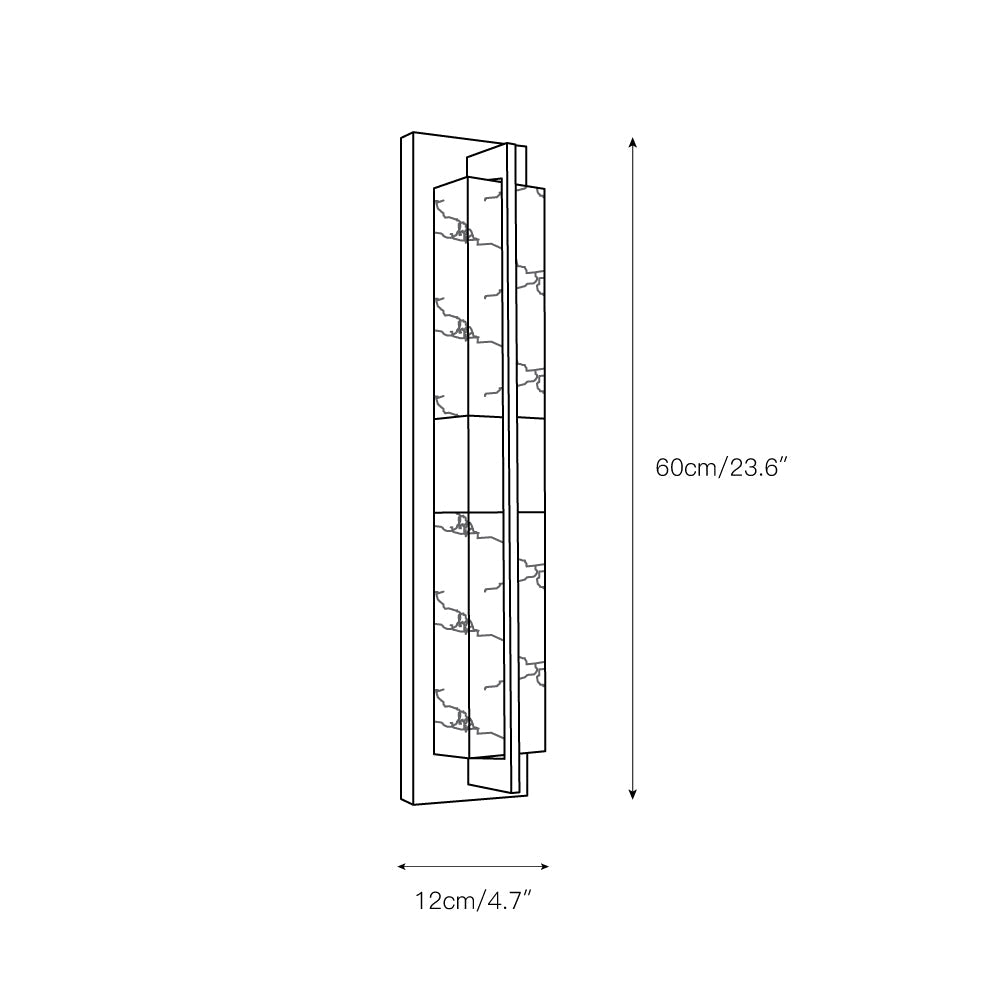Cecily LED Alabaster Sconce