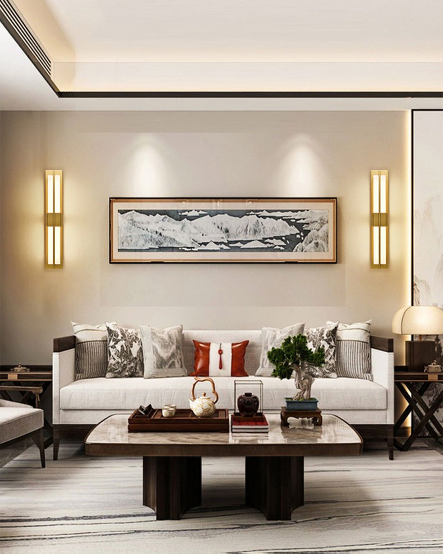 Cecily LED Alabaster Sconce