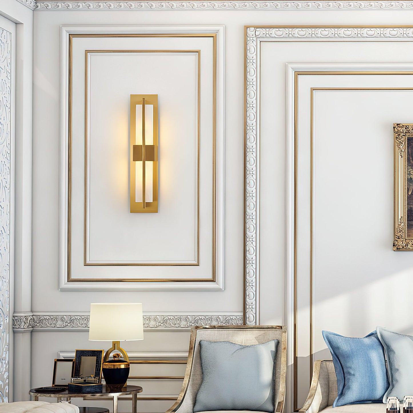 Cecily LED Alabaster Sconce