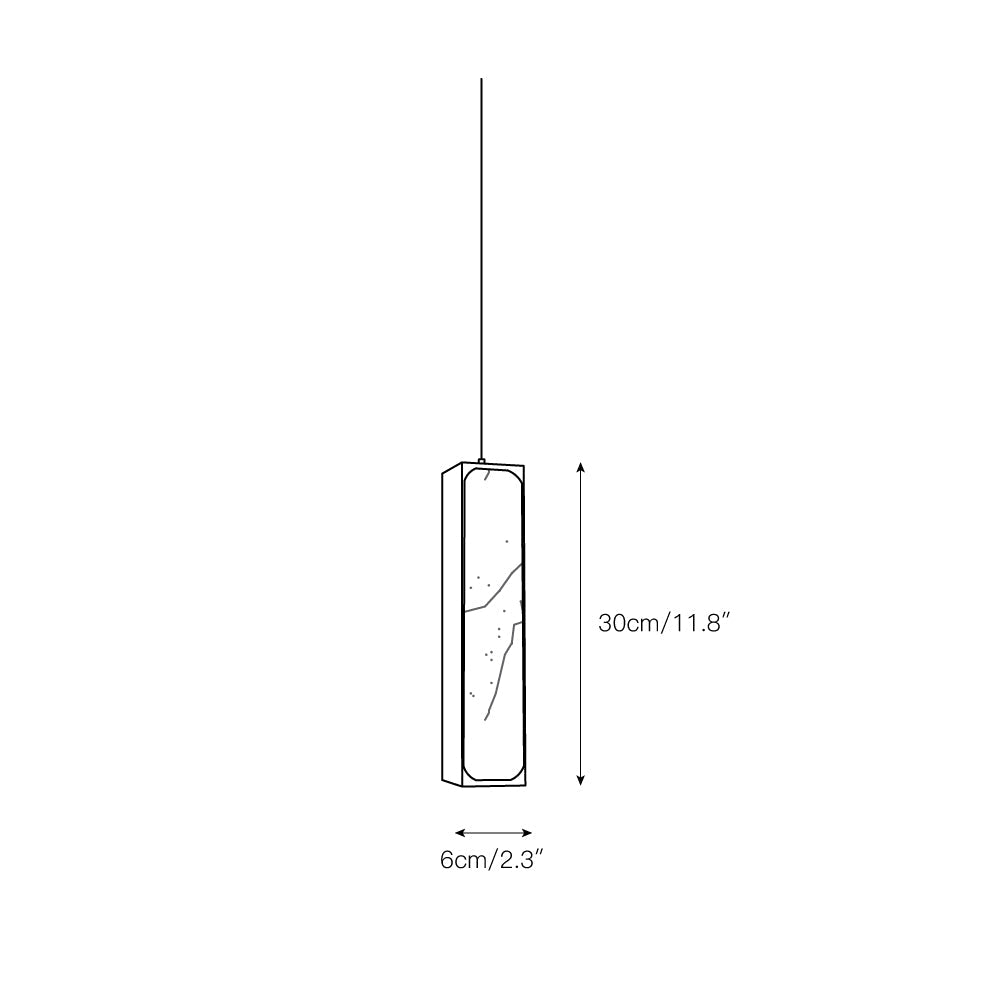 Chaos Alabaster Pendant Light