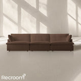 Kloud Modular Track Arm 3-Piece Sofa