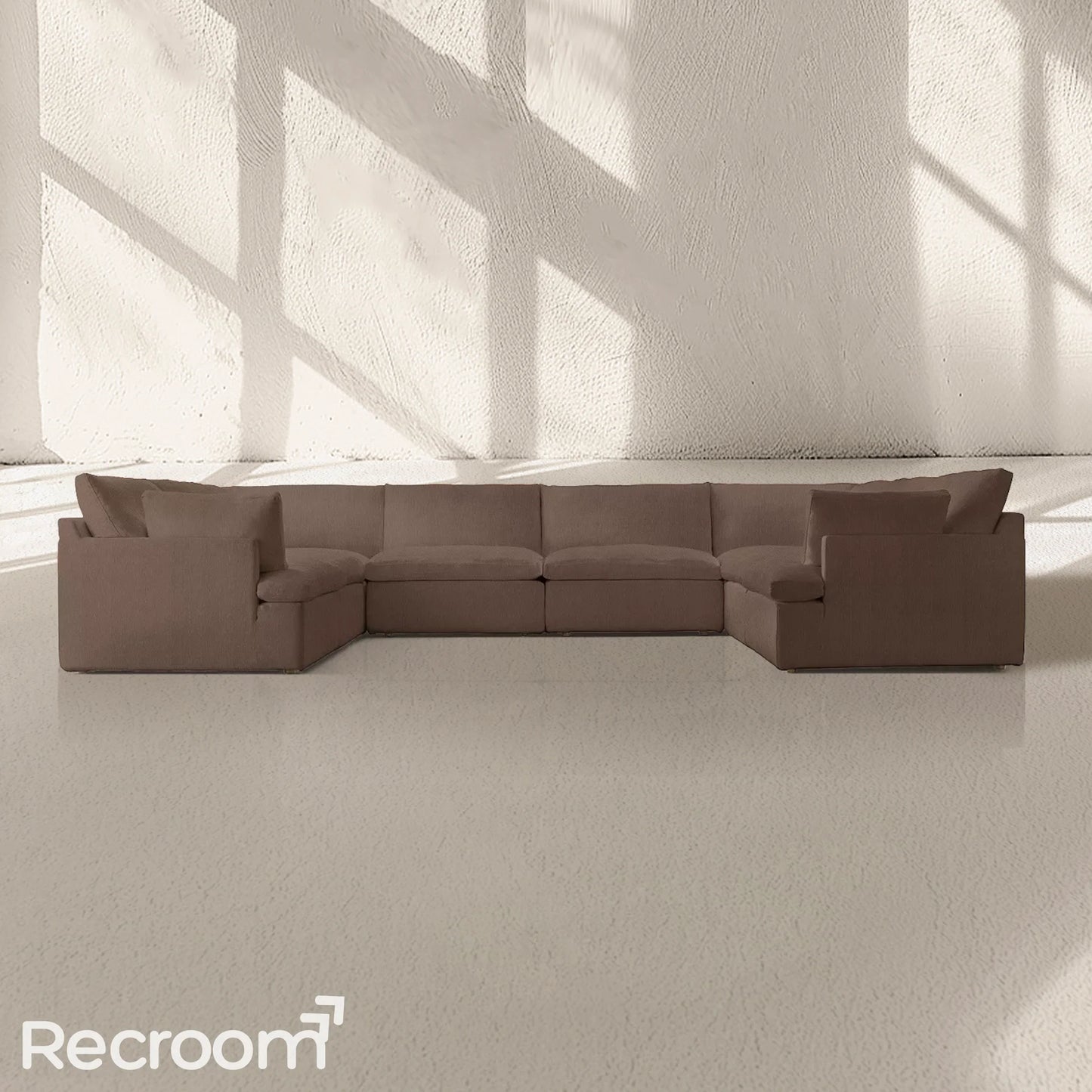 Kloud Modular Track Arm U-Sofa Sectional