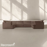 Kloud Modular Track Arm U-Sofa Sectional