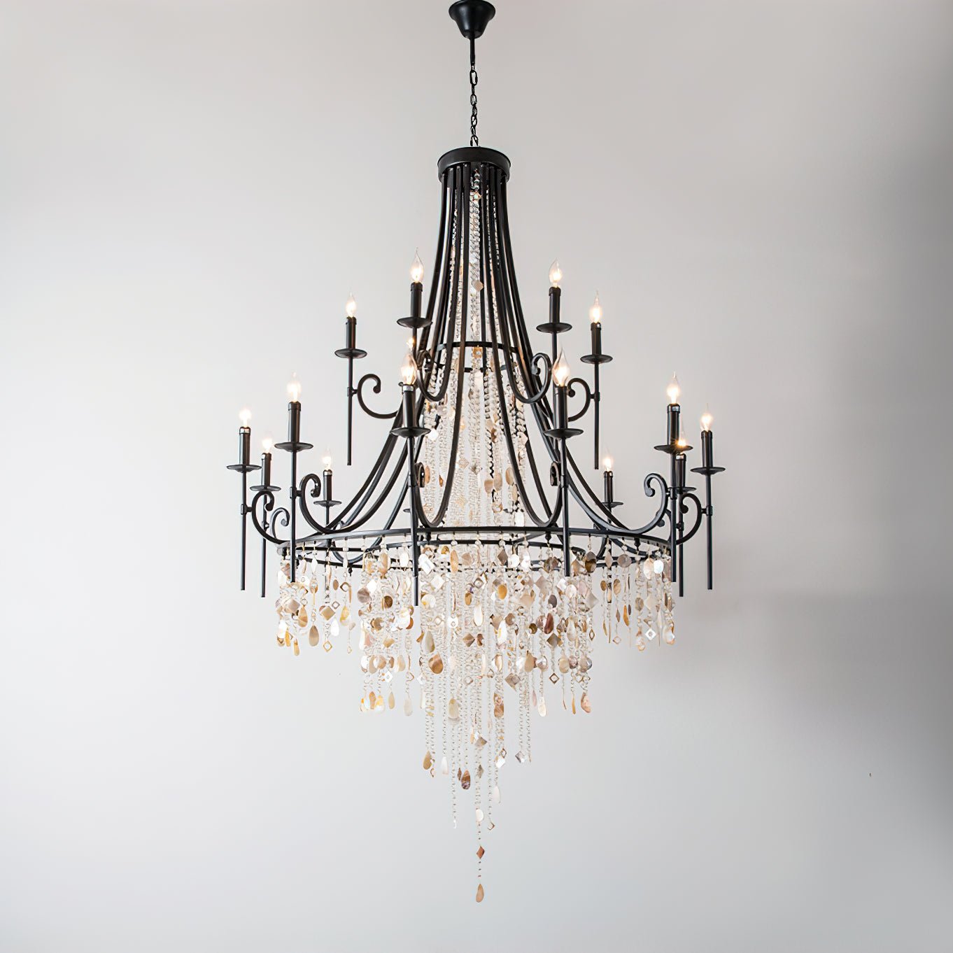 Tatum Lux Shell Crystal Chandelier