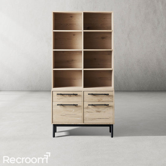 Sullivo Single Bookcase with File Base