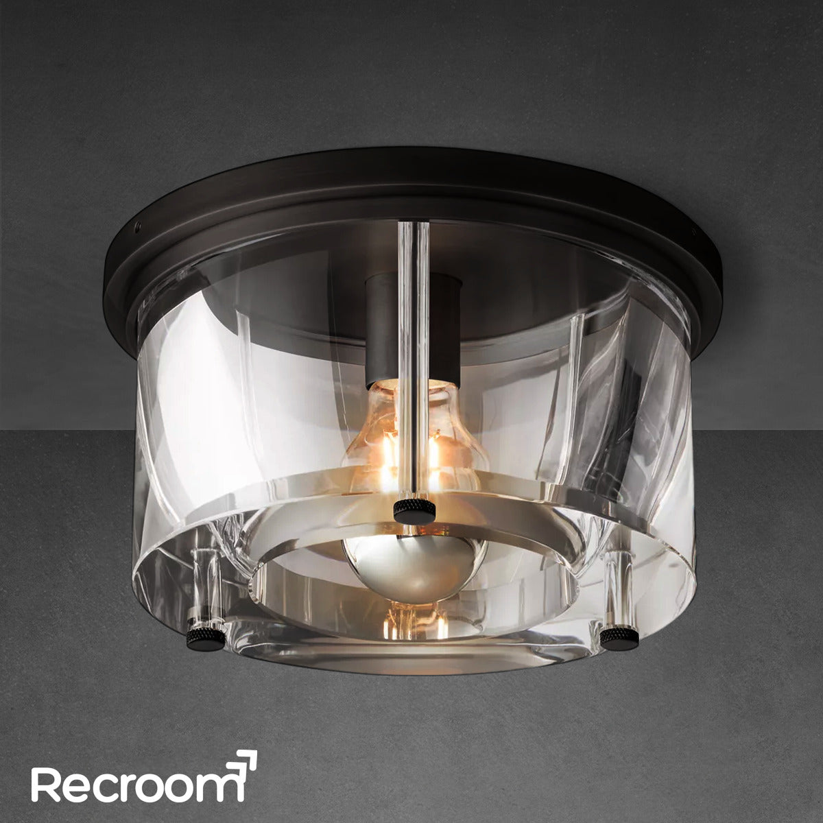 Saviler Round Flushmount 10" 12" 14"