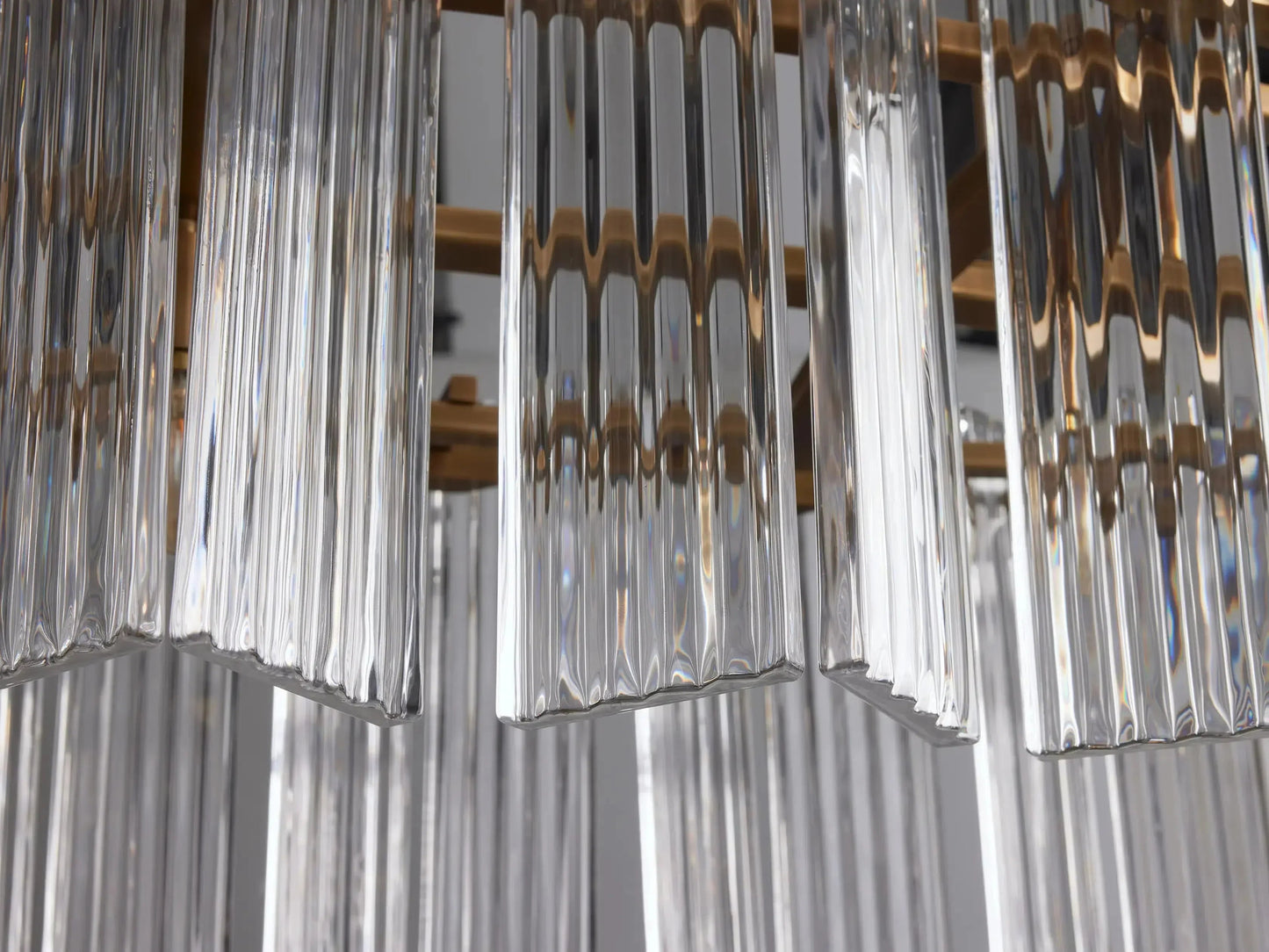 Delsie Oval Art Glass Chandelier 51''63''72''L