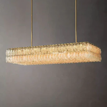 Chia Rectangular Chandelier 74"