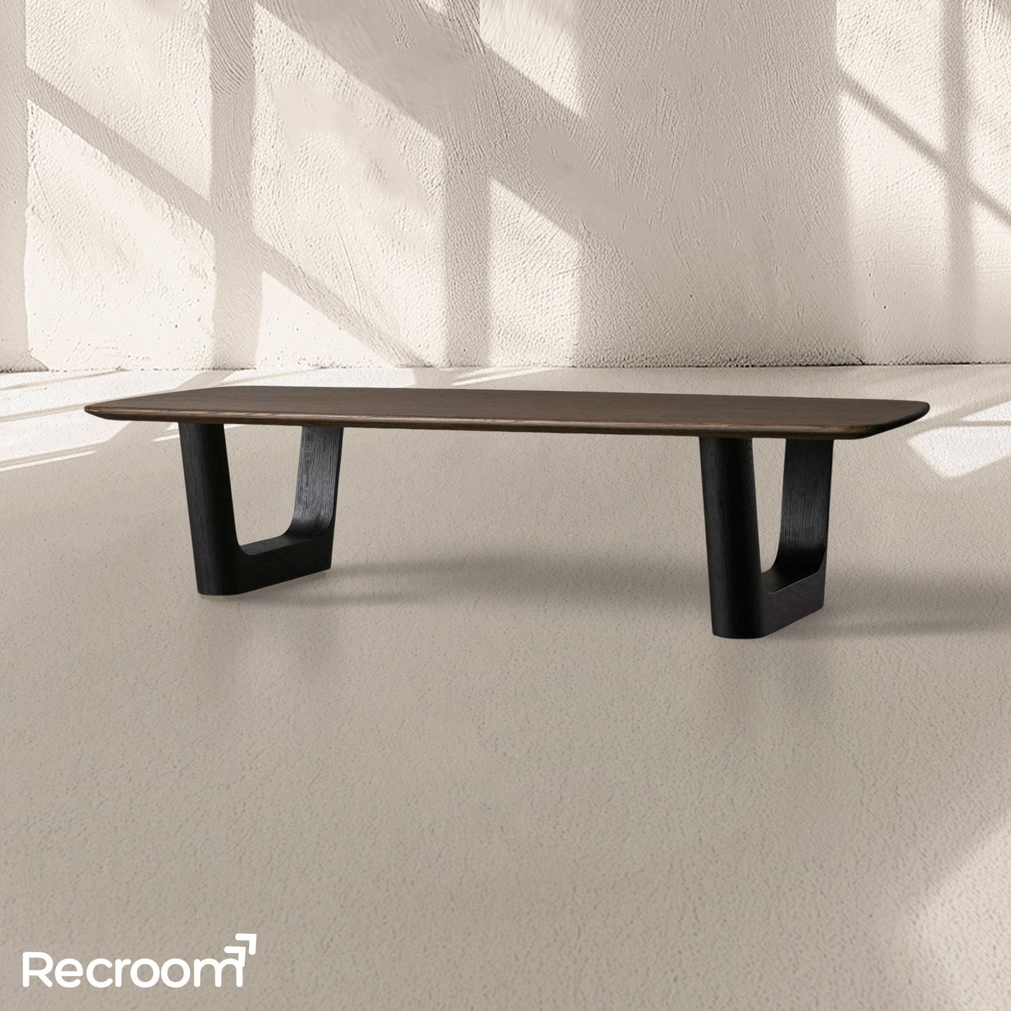 San Germani 72" Wood Coffee Table with Rennes Base