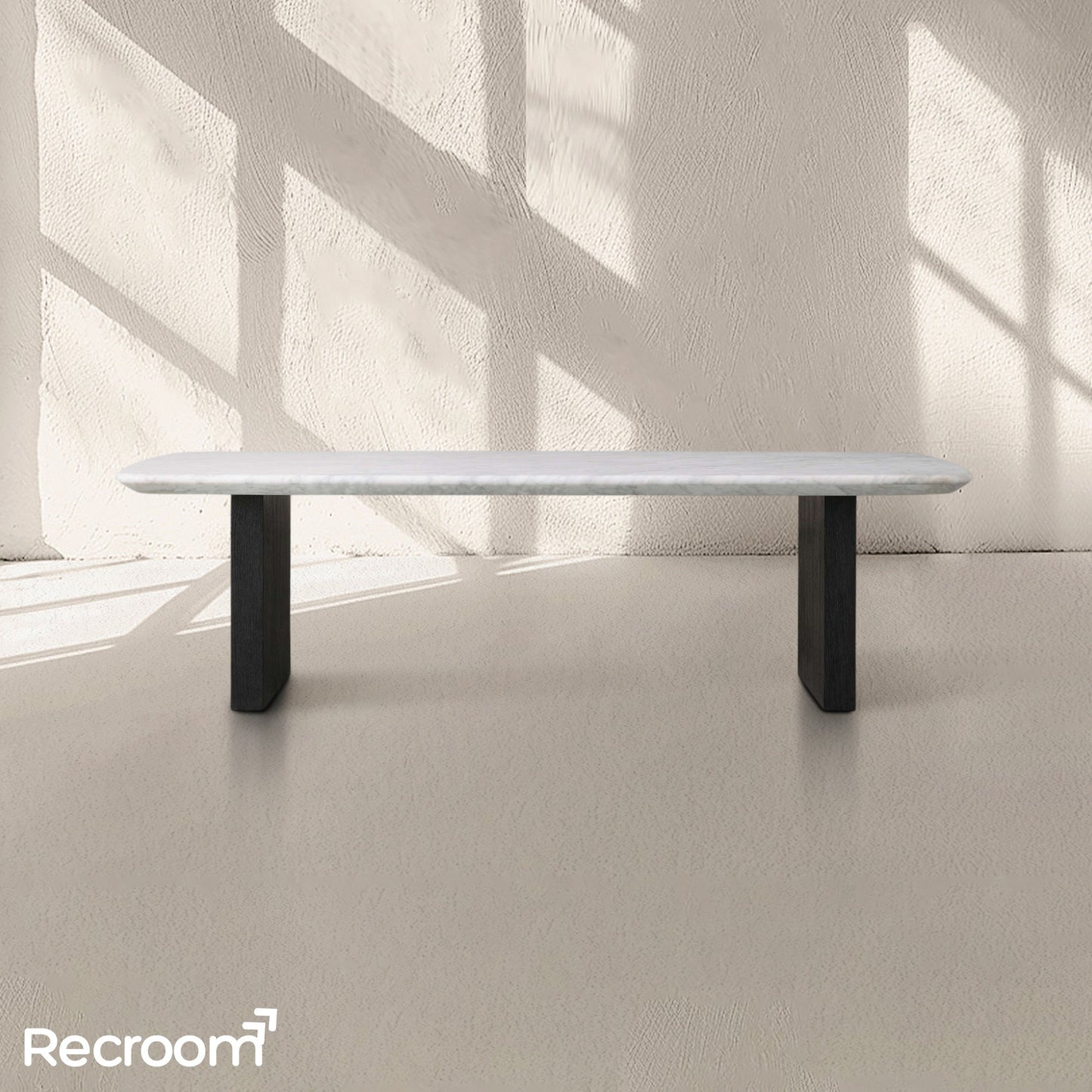 San Germani Stone Coffee Table with Clement Base