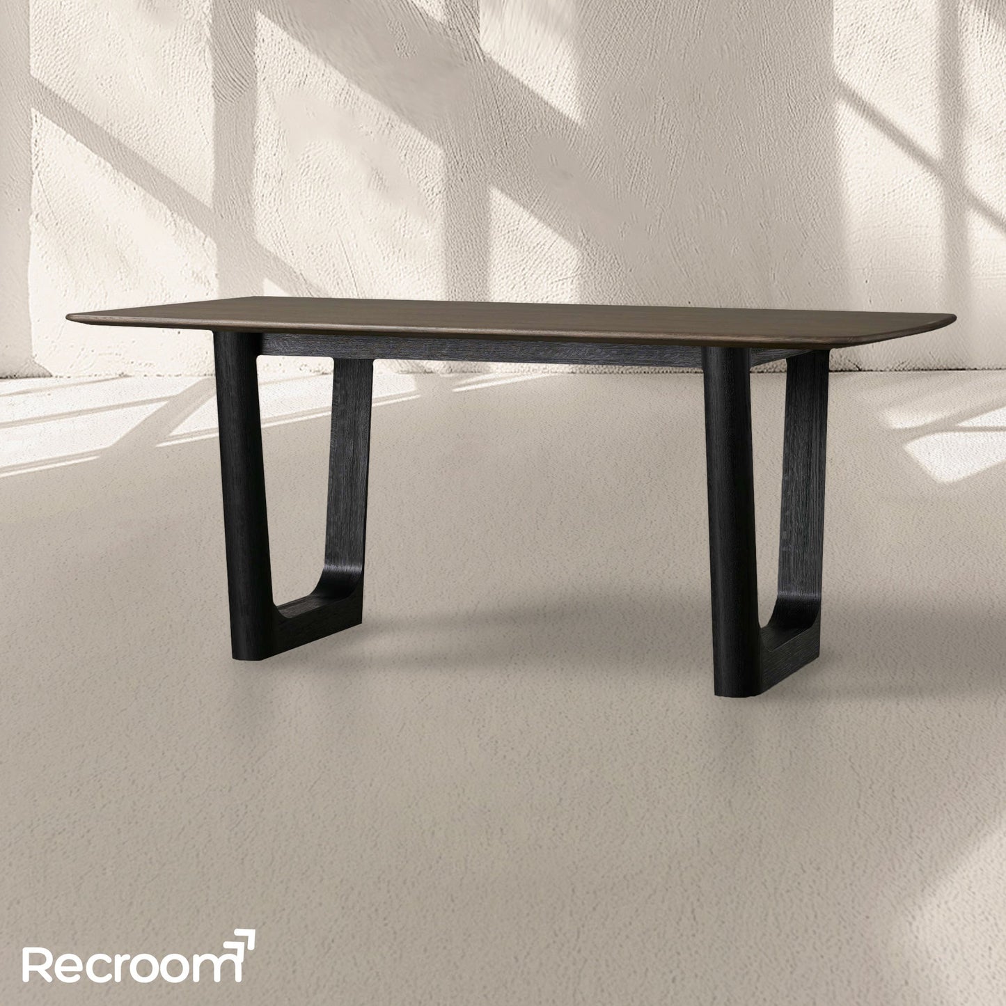 San Germani Wood Dining Table with Rennes Base