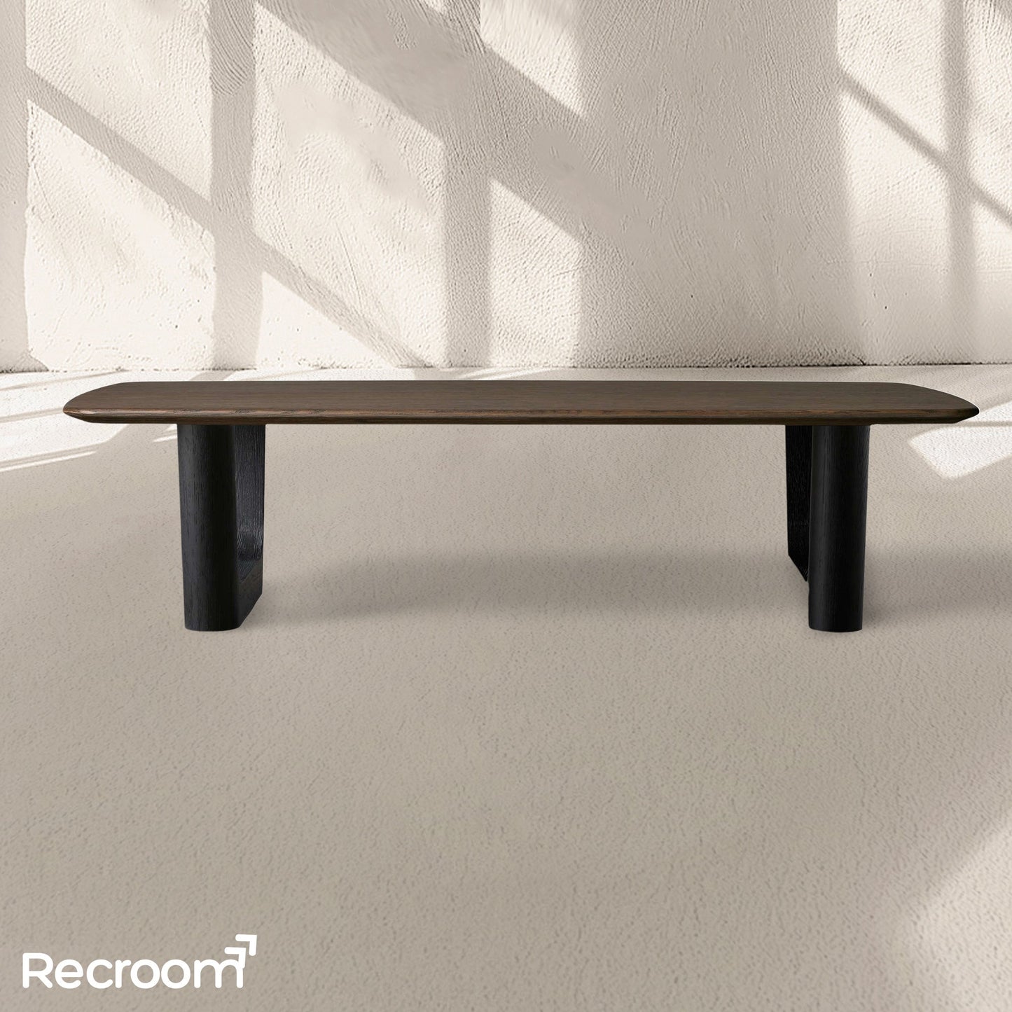 San Germani 72" Wood Coffee Table with Rennes Base