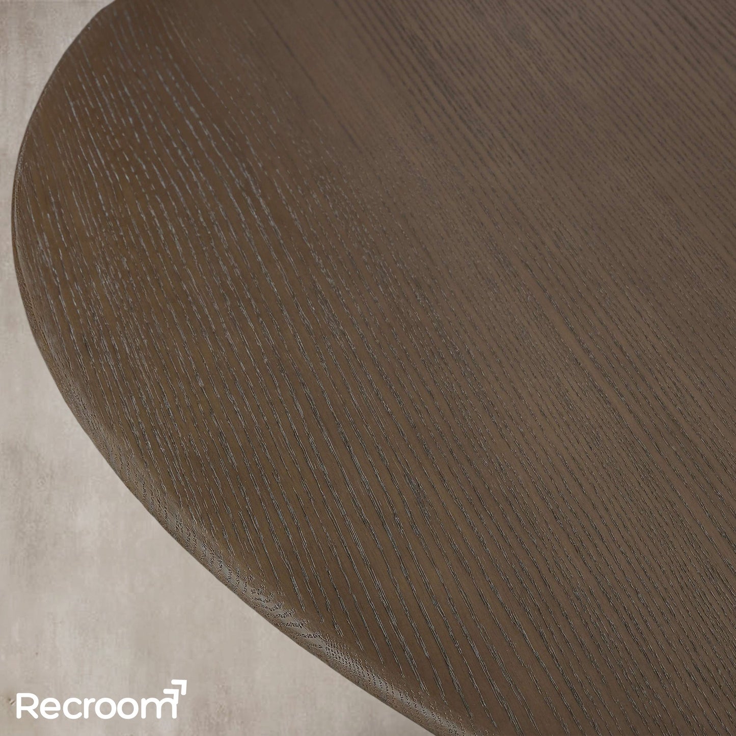 San Germani Round Wood Dining Table with Dauphine Base