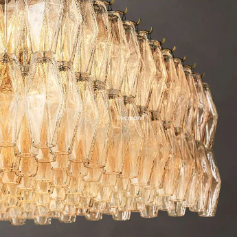Chia Rectangular Chandelier 74"