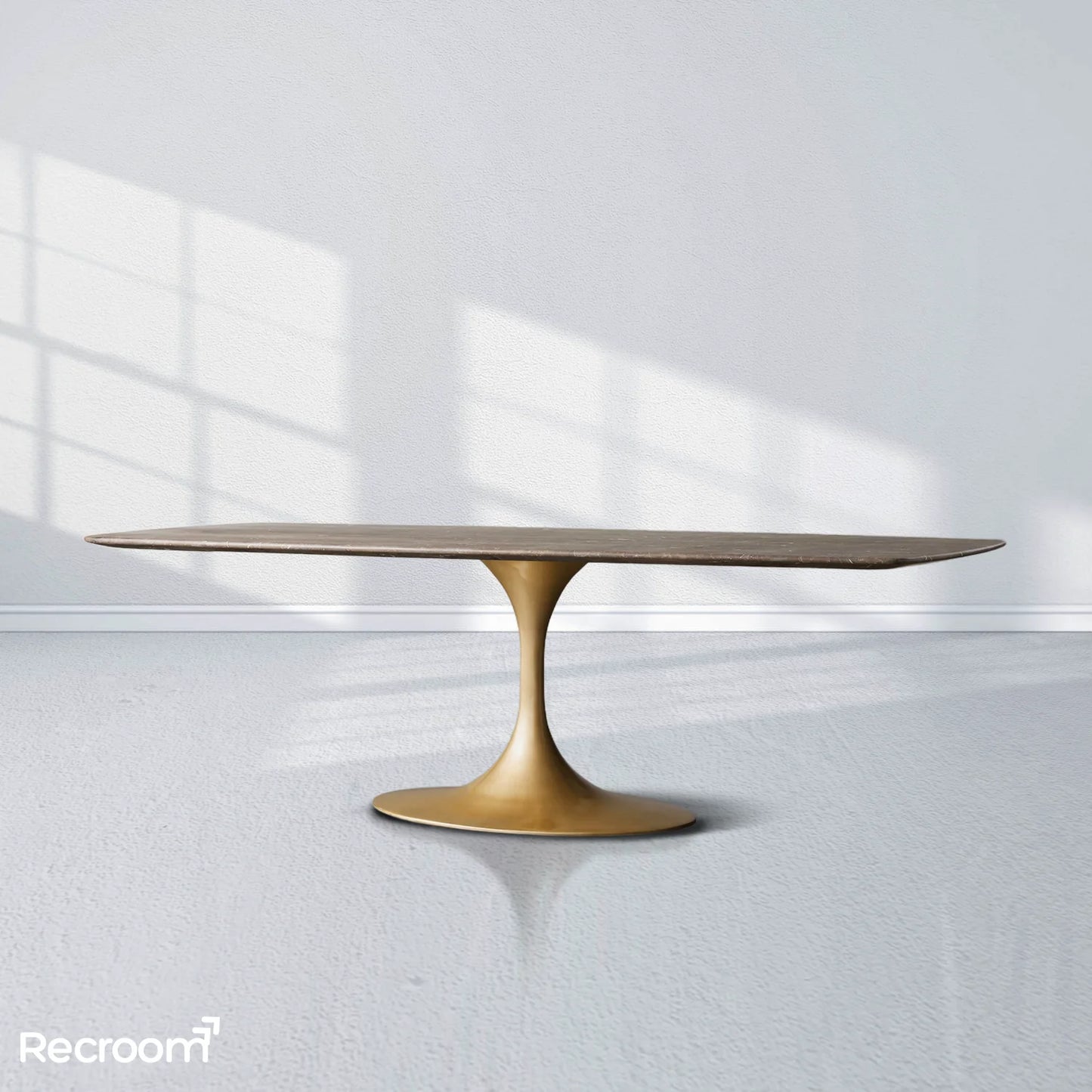 San Germani Stone Dining Table with Launette Base