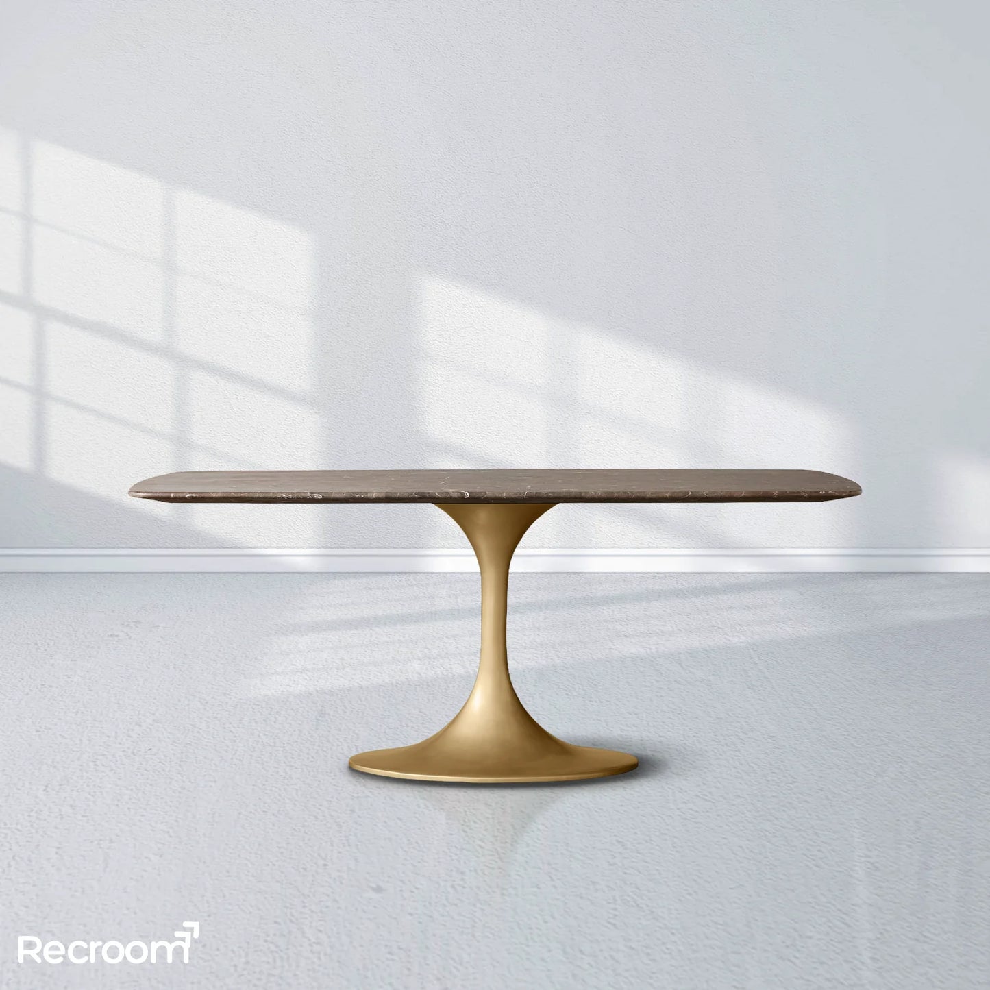 San Germani Stone Dining Table with Launette Base