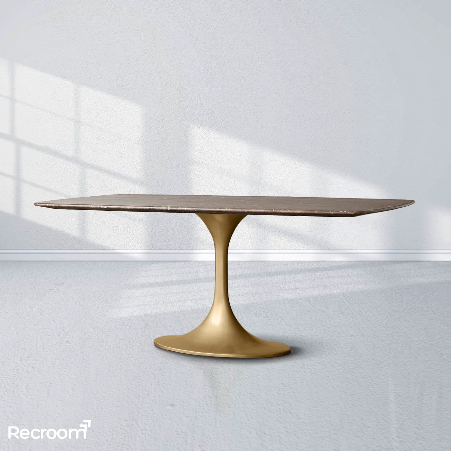 San Germani Stone Dining Table with Launette Base