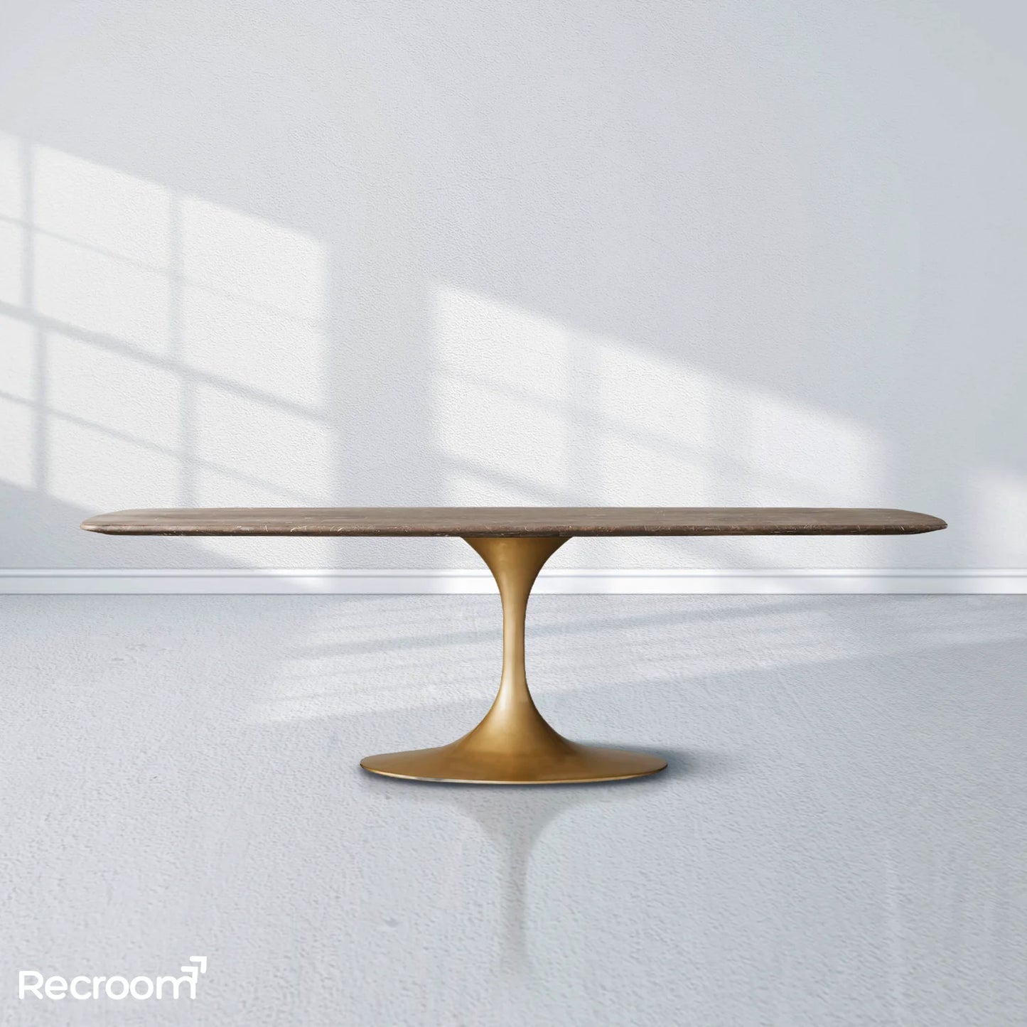 San Germani Stone Dining Table with Launette Base