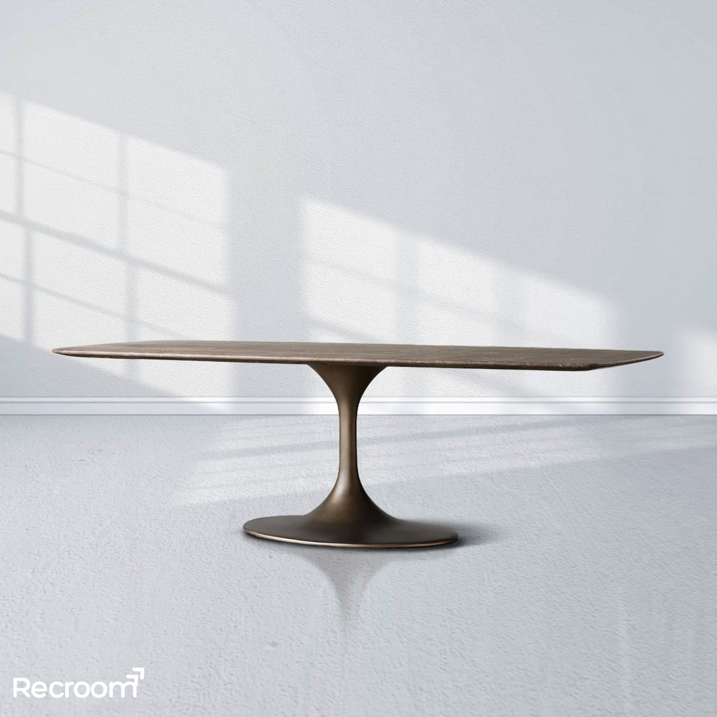 San Germani Stone Dining Table with Launette Base