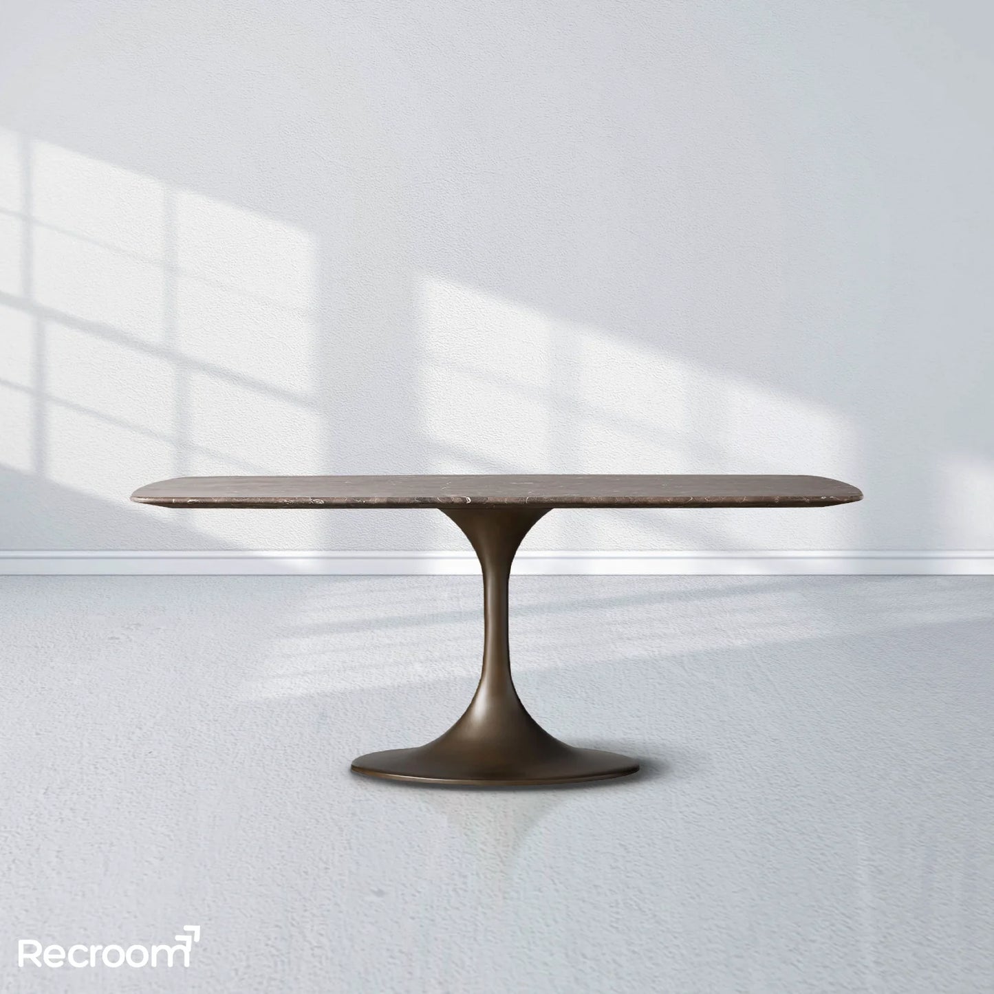 San Germani Stone Dining Table with Launette Base