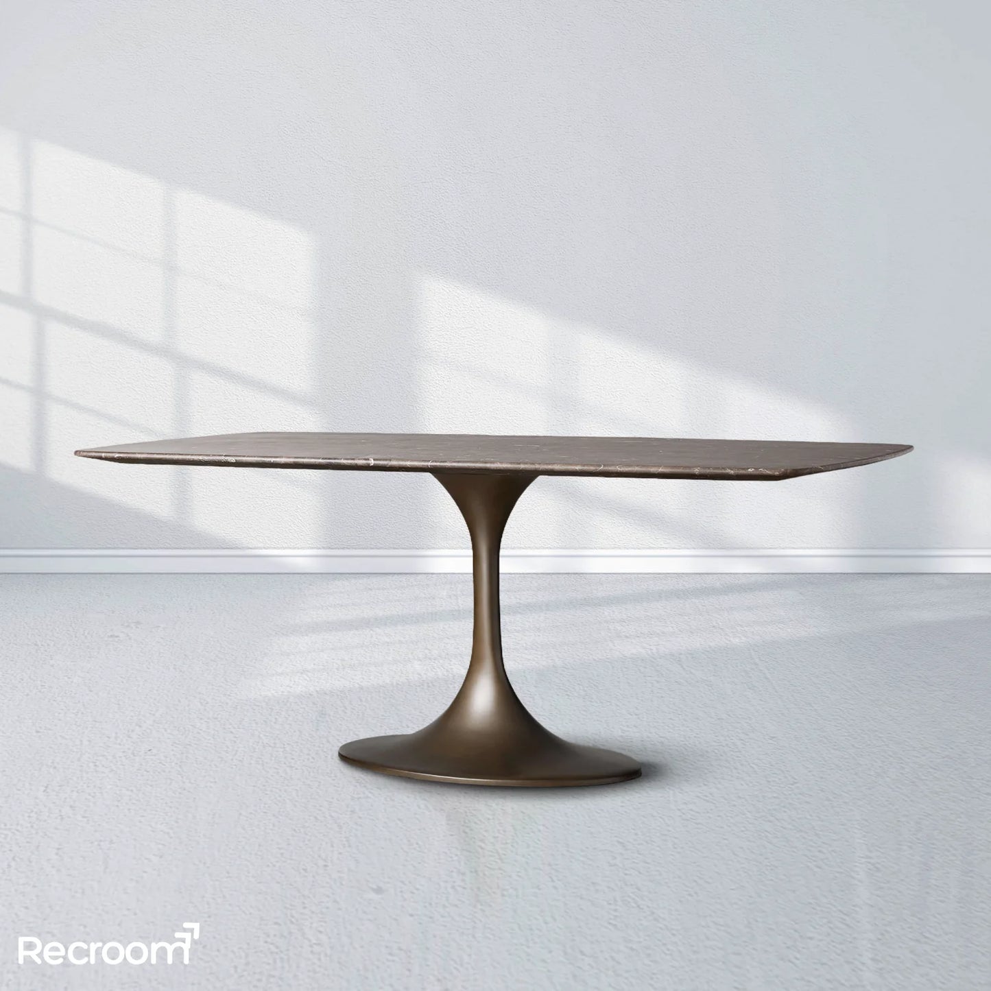 San Germani Stone Dining Table with Launette Base