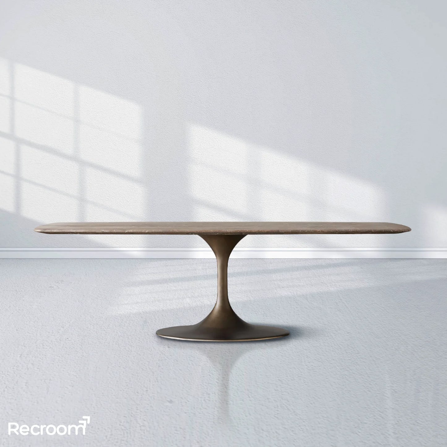 San Germani Stone Dining Table with Launette Base