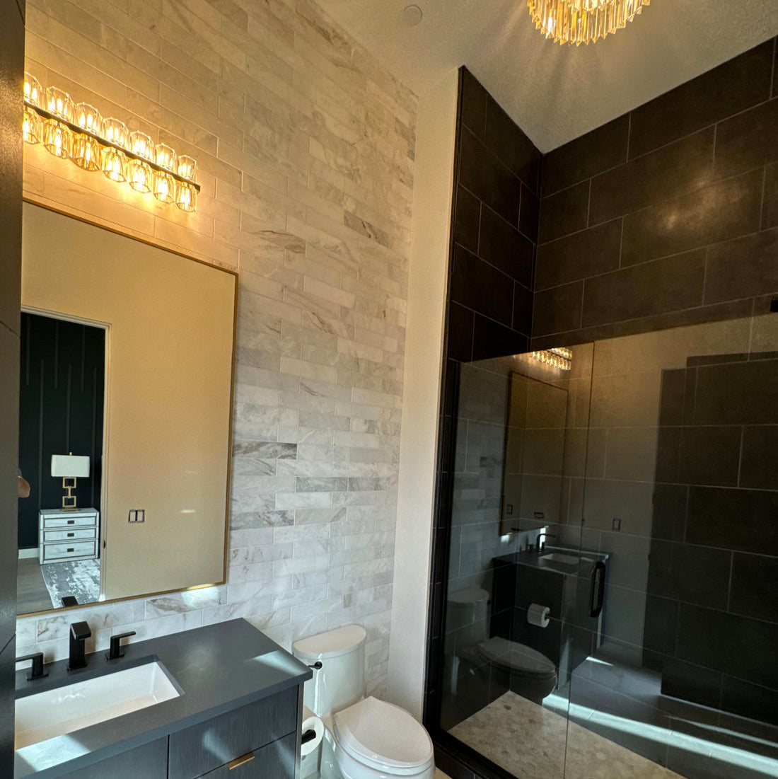 Arcachonest Crystal Wall Sconce 26"W