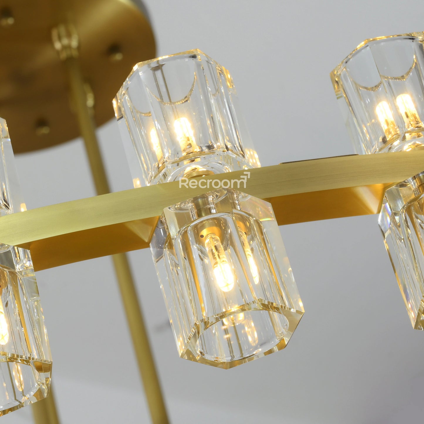 Arcachonest LED Round 2-Tier Chandelier 60"