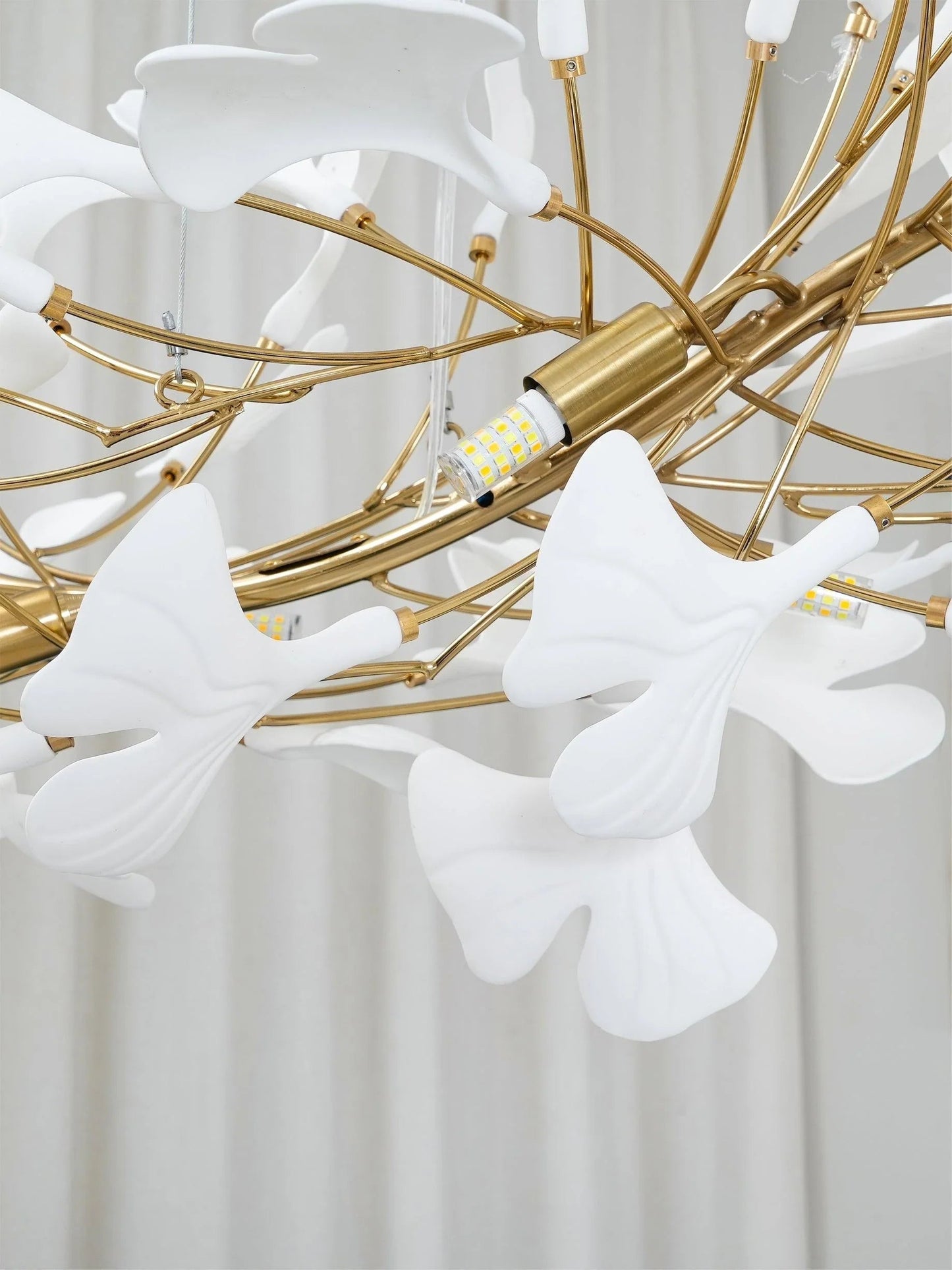 Ceramic Ginkgo B Chandelier