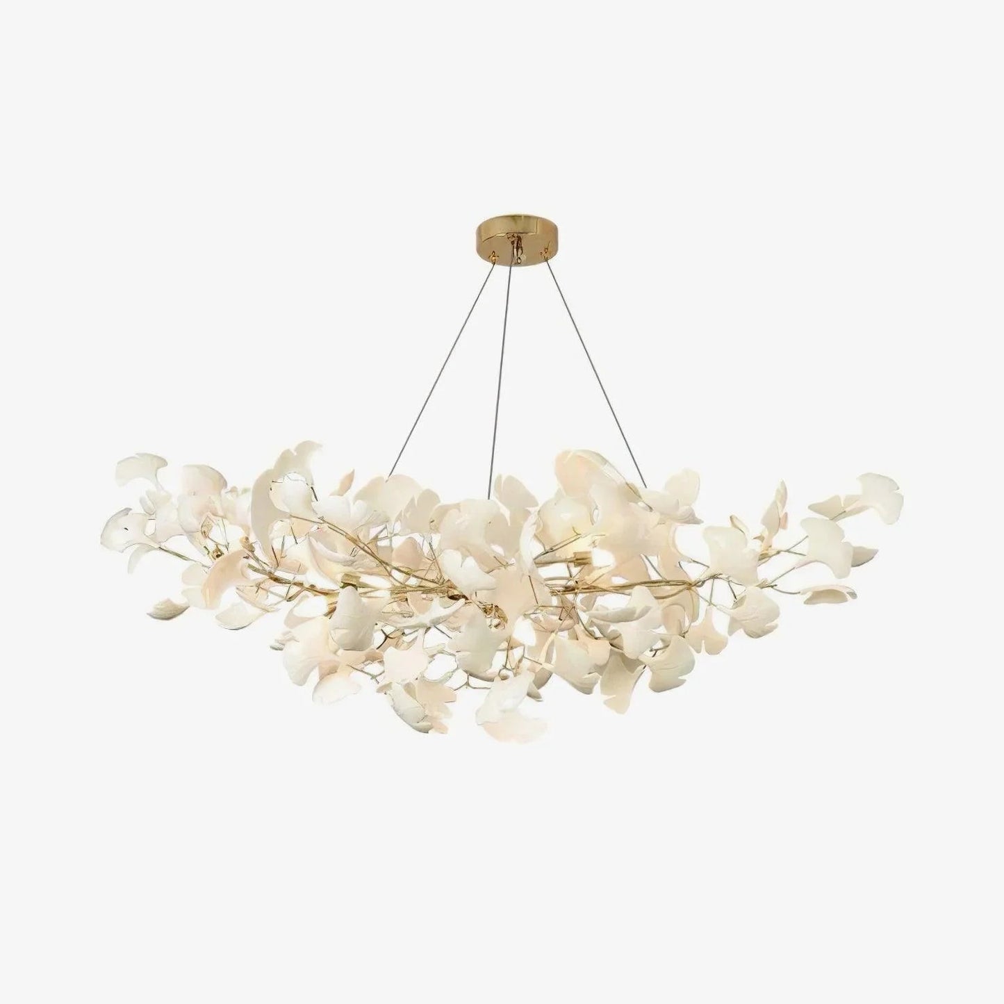 Ceramic Ginkgo B Chandelier