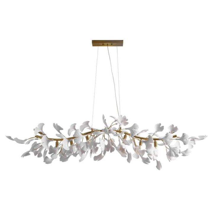 Ceramic Ginkgo Luxury Chandelier Style C