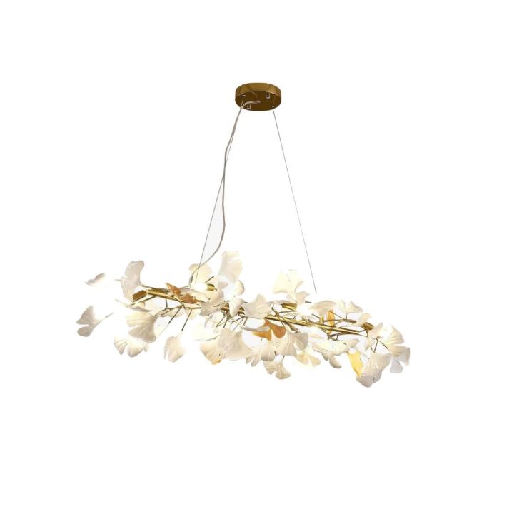 Ceramic Ginkgo Luxury Chandelier Style E