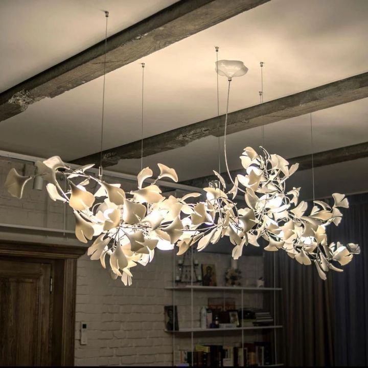 Ceramic Ginkgo Luxury Chandelier Style G