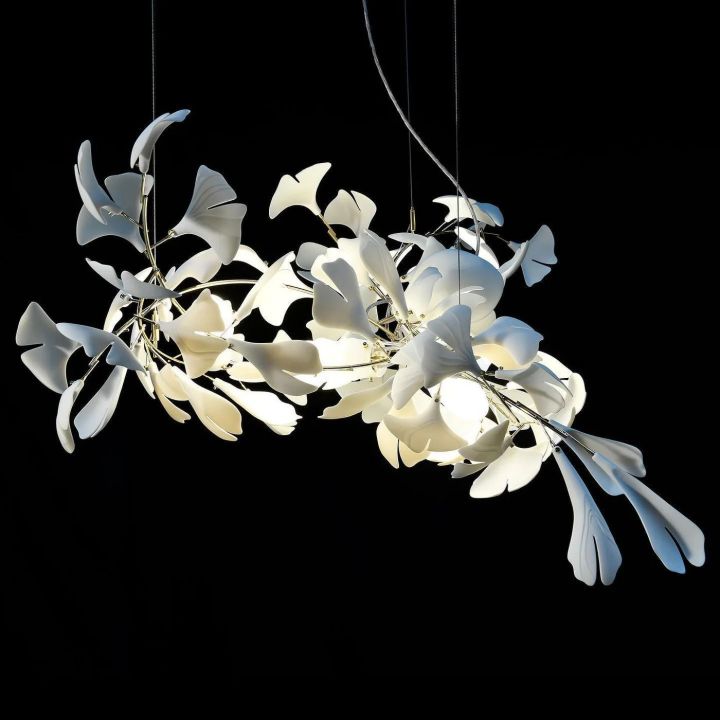Ceramic Ginkgo Luxury Chandelier Style G