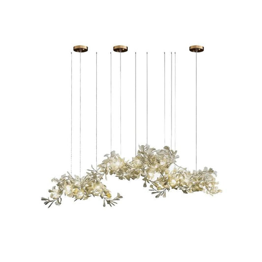 Ceramic Ginkgo Luxury Chandelier Style H