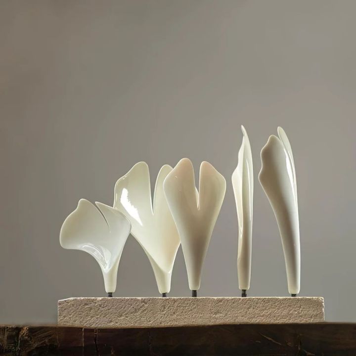 Ceramic Ginkgo Luxury Chandelier Style H