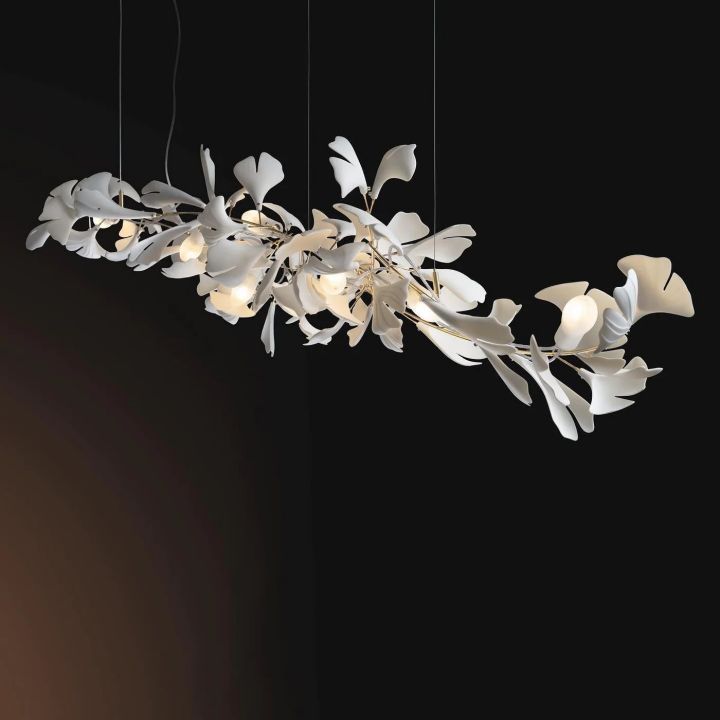 Ceramic Ginkgo Luxury Chandelier Style IC