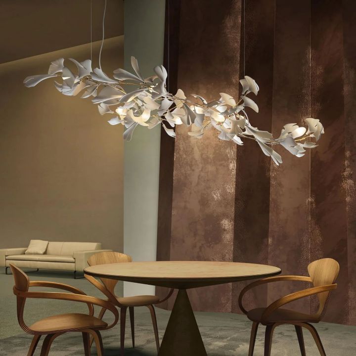 Ceramic Ginkgo Luxury Chandelier Style IC