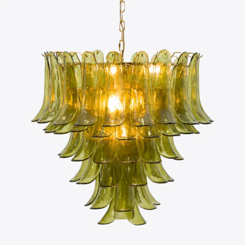 Green Petalo Murano Chandelier