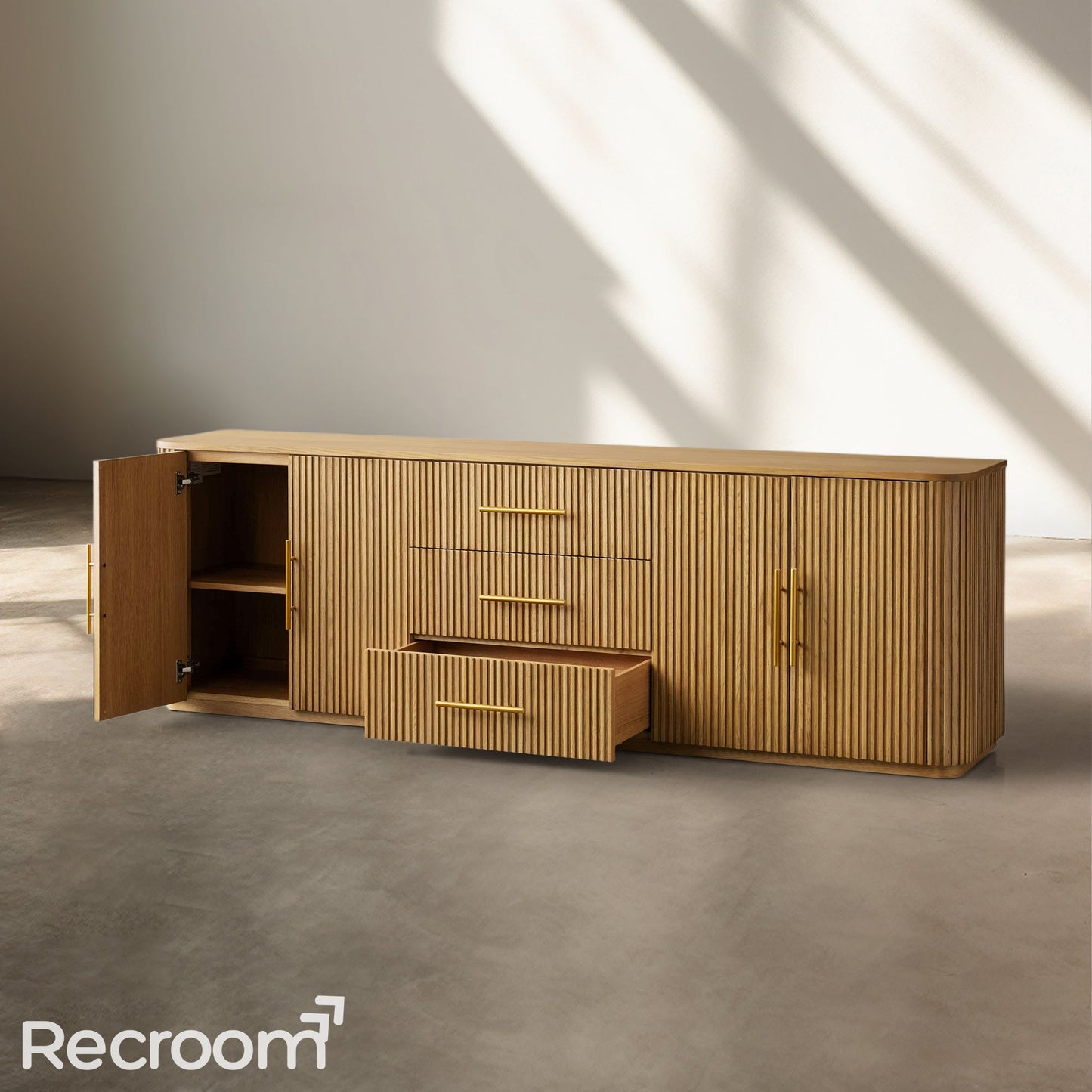 Finn Wood Sideboard with Drawers