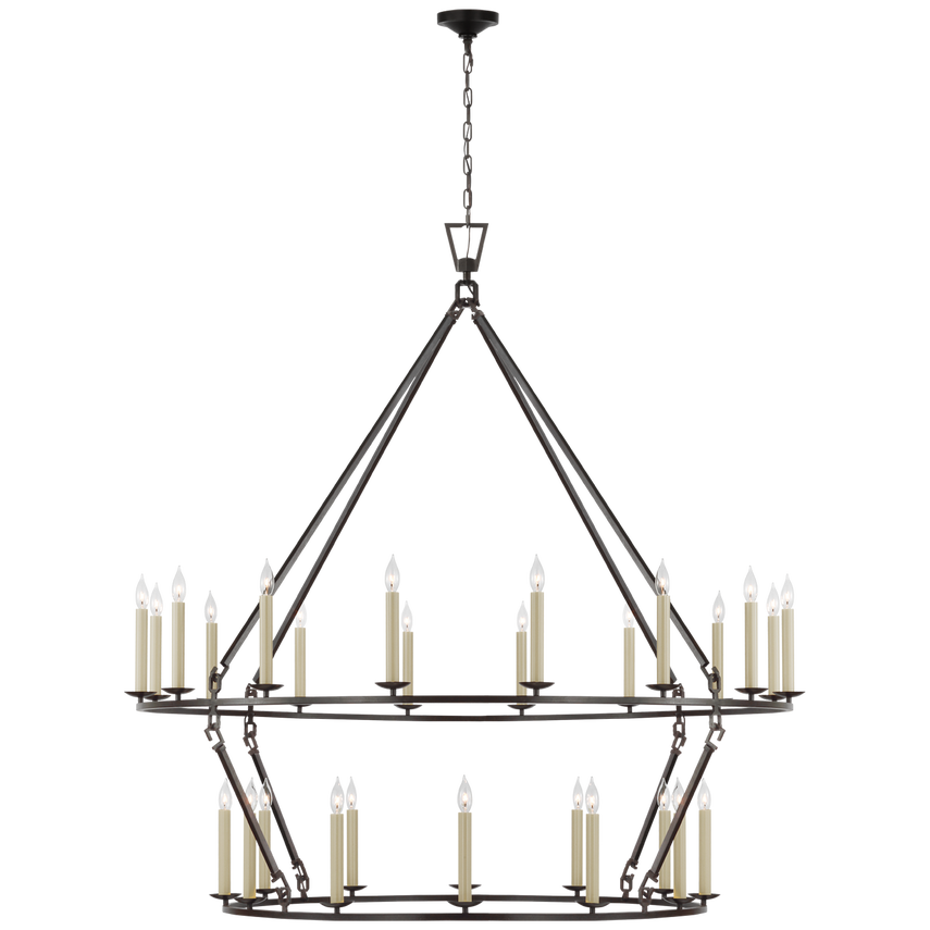 Darlana Oversized Two Tier Chandelier
