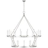 Darlana Oversized Two Tier Chandelier