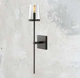 Pauillyc Clear Glass Wall Sconce
