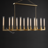 Cannel Linear Chandelier 67"