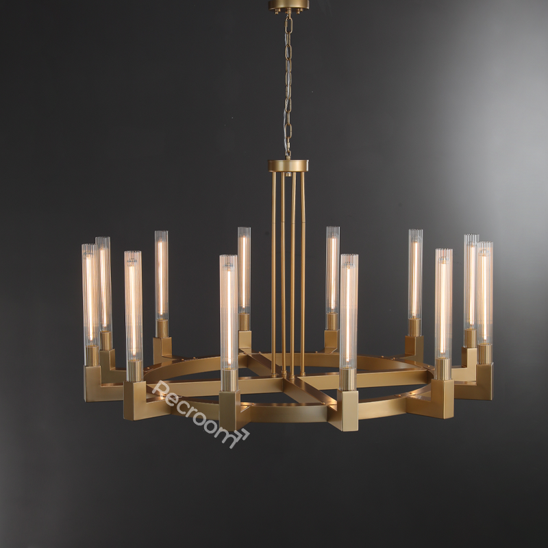 Cannel Round Chandelier 60"