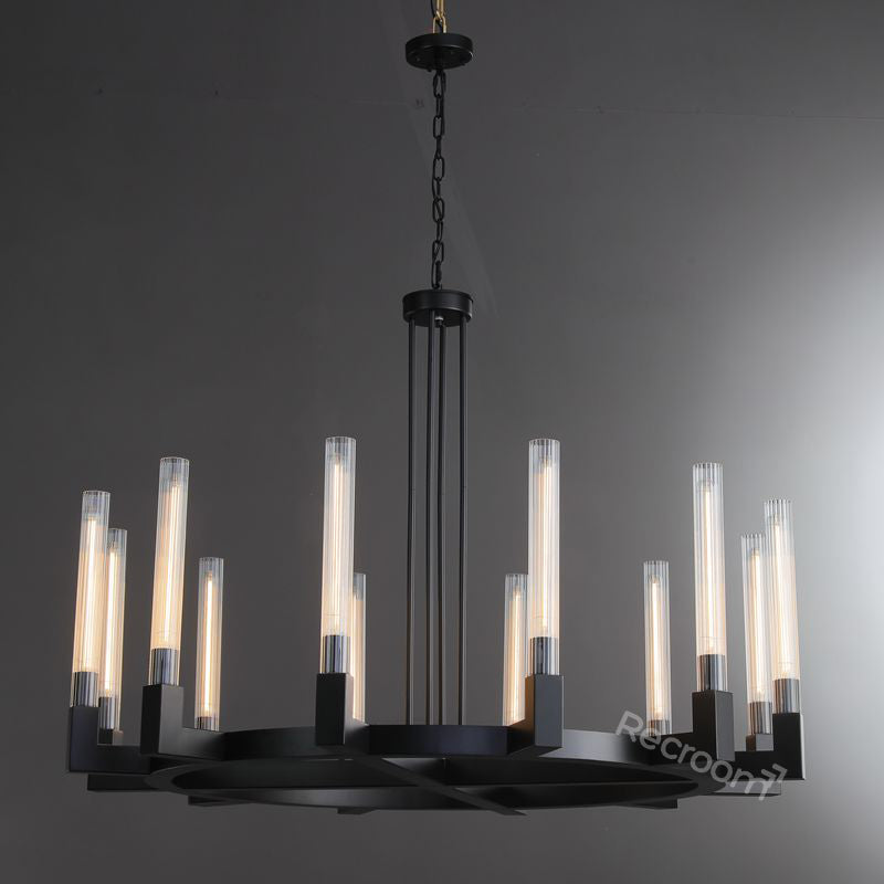 Cannel Round Chandelier 60"